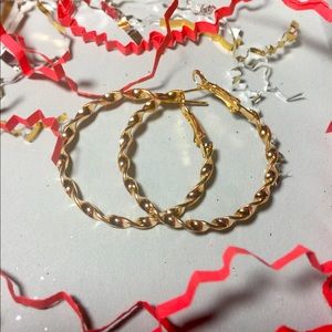 Royal Deluxe Gold toned Hoops